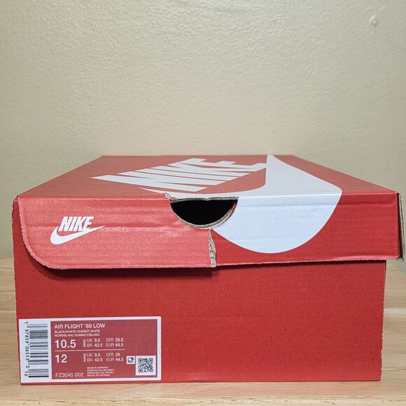 Nike Air Flight \'89 Low Oreo Black White FZ3045-002 Men\'s Size 10.5 main image 6